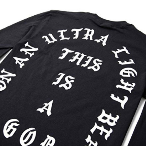 Feel Like Pablo Black Long Sleeve Tee - Picture 3 of 3